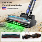 Hearten Akku Staubsauger 70000 Pa mit 600W Motor – 65 Min Laufzeit für Tierhaare & Hartböden – Bild 5