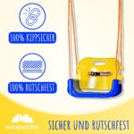 WOLKENGLÜCK® Babyschaukel 3 in 1 – Mitwachsende Kinderschaukel für 6 Monate bis 6+ Jahre – Bild 7