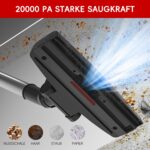 Authmic Staubsauger mit Kabel 20 kPa – 3-in-1 Reinigungssystem mit H13 HEPA Filter – Bild 3