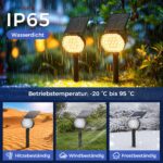 Solpex 2er Set 35 LED Solarstrahler für Außen – Intelligente Gartenbeleuchtung mit 3 Helligkeitsstufen – Bild 4