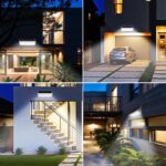 SUNFUCAN Solarleuchte mit Bewegungssensor 1100 lm – Intelligente Wandfluter IP65 für Garten – Bild 7