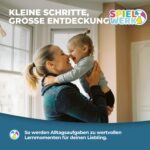 Spielwerk Lernturm 93cm mit Tafel – Montessori Lernstuhl 2 in 1 für Kinder ab 2 Jahren – Bild 6