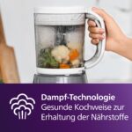 AVENT 4-in-1 Babynahrungszubereiter mit Dampfgarer & Mixer – Schonend zubereitet für gesunde Beikost – Bild 5