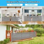 Wodondog Treppenschutzgitter ausziehbar bis 500 cm – Babygitter & Hundegitter – Bild 9