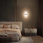 KICAAO 2er Set Wandleuchte 12W LED Warmweiß 3000K – Modernes Designlicht für Innenräume – Bild 4