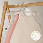 Julius Zöllner Babyschlafsack 62/68 gefüttert Musselin 2,5 TOG – Wärmeschutz für Neugeborene – Bild 3