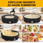 HOMELUX Crêpes Maker Ø 30 cm mit 1200W – Antihaftbeschichtung & Temperaturregler – Bild 7