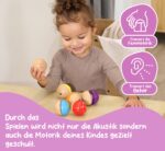 Eichhorn Klangkugeln – 6 bunte Holzkugeln mit Sound für Babys ab 12 Monaten – Bild 5