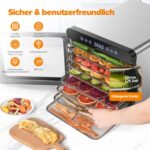 YASHE Edelstahl-Dörrautomat 9 Tabletts – Digitale Temperaturkontrolle & 48h Timer – Bild 6