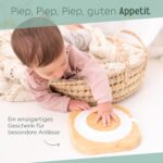 Bärenfreunde Babyteller personalisiert – Bambus-Kinderteller mit Saugnapf & Lasergravur – Bild 2