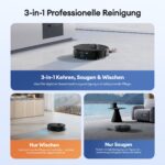 Ultenic T20 Pro Saugroboter mit Wischfunktion 8000 Pa & Absaugstation 3,5 L – Bild 4