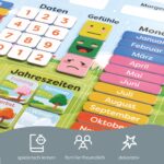 chuckle Magnetischer Kalender 40x32 cm – Interaktives Lernspielzeug für Kinder 4–10 Jahre – Bild 4