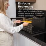 VITA5 Nobel S Dörrautomat Edelstahl 6 Etagen – 400W Dörrgerät mit LED Timer & Temperatursteuerung – Bild 3