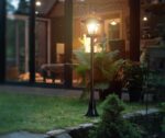 Bonetti Solar Gartenlaterne 120 cm – LED Straßenlaternen-Design mit Lichtsensor & Warmweiss – Bild 4