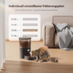 IMIPAW Futterautomat Katze & Hund 3L – Programmierbar bis 6 Mahlzeiten täglich – Bild 2