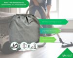 5x Textilfilter für Bosch AdvancedVac 20 & UniversalVac 15 – Auswaschbar – Bild 3