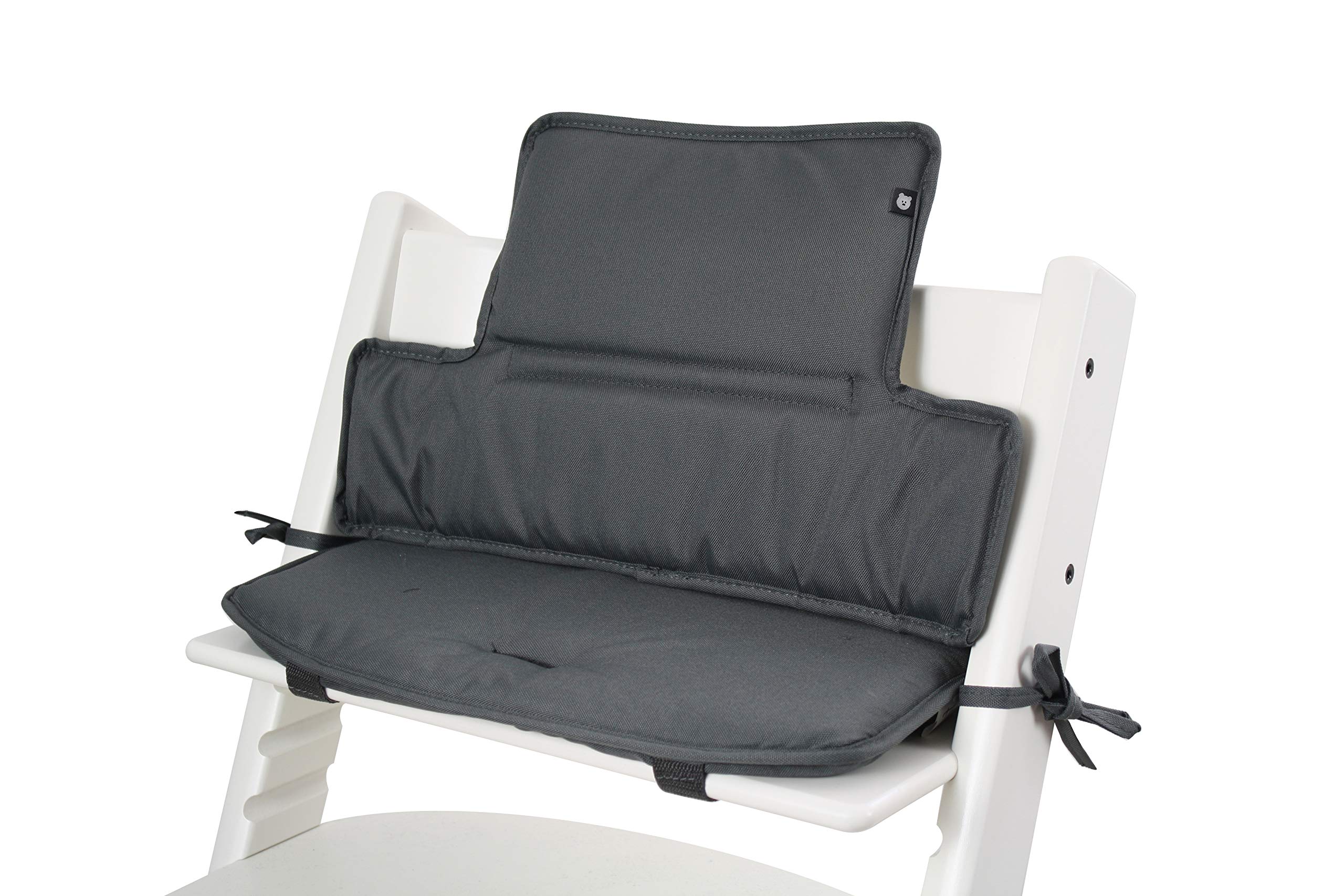 Tinydo® Hochstuhl Sitzkissen für Stokke Tripp Trapp – Memory-Schaum Auflage Dunkelgrau
