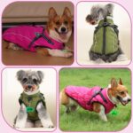 HezzLuv Hundemantel M Wasserdicht mit LED & Geschirr – Winterjacke für kleine Hunde – Bild 6