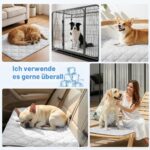 ZOMISIA Kühlmatte Hunde 89x56 cm – Selbstkühlend mit Q-Max>0.5 für grosse Hunde – Bild 8