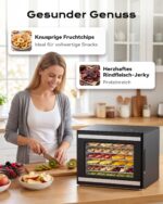 TRIUMPHKEY Dörrautomat 6 Ebenen – Edelstahl-Dörrgerät mit Touch-Display & Überhitzungsschutz – Bild 3