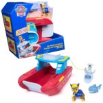 PAW PATROL Sea Patroller Rettungsboot mit Chase & Hai – 2 Einsatzmodi für Kinder ab 3 Jahren