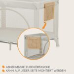 Lionelo Laura 2-in-1 Reisebett mit Seiteneinstieg – Babybett & Laufgitter 0–36 Monate – Bild 8