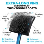 The Doodle Brush Slickerbürste – Professionelle Fellpflege für Doodles & Langhaarhunde – Bild 4