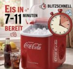Salco Coca-Cola Eiswürfelmaschine – 10 kg/24h Eisbereiter mit Tragebügel & LED-Display – Bild 2
