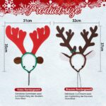 RANYPET Weihnachts-Geweih Stirnband Set für Hunde – Rentier-Kostüm Zubehör – Bild 2