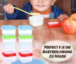 ARSUK Babynahrungsbehälter 120ml – Auslaufsichere Gefrierdosen für Beikost & Muttermilch – Bild 9