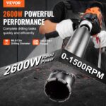 VEVOR Kernbohrmaschine 2600 W – Diamantbohren Ø 20–180 mm für Beton & Mauerwerk – Bild 2