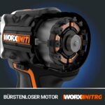 WORX WX352 20V Akku-Schlagbohrschrauber – Bürstenlos mit 60Nm & 2 Akkus – Bild 9