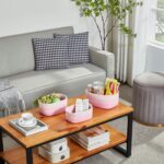 Sagittar 5er Set Aufbewahrungskörbe Baumwollseil Rosa – Stapelbar für Regale & Kinderzimmer – Bild 2
