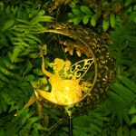 ZKLiLi Solarleuchte Mondfee – Gartendekoration mit warmgelbem LED-Licht & IP55 Schutz – Bild 7