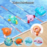 OR OR TU Baby Badespielzeug Set – Wassermühle & Aufziehspielzeuge für Babys ab 18 Monaten – Bild 4