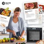 Balter DA-108 Dörrautomat Edelstahl – 7 Fächer, 600 W, bis 48 Std. Timer für Obst & Fleisch – Bild 4