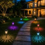 Beuaati 8er-Set RGB Solarleuchten – IP65 Gartenleuchten mit Farbwechsel & Dämmerungsautomatik – Bild 5