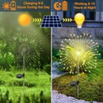 Yomistar Solar-Feuerwerksleuchten 2er Set mit 150 LEDs – 8 Modi Gartendeko für Aussen – Bild 5