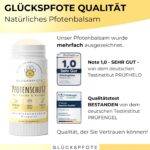 GLÜCKSPFOTE® Pfotenbalsam Stick 40g mit Bienenwachs – Pfotenschutz für Hunde & Katzen – Bild 5
