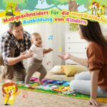 Dromlag Klaviermatte – Musikspielzeug mit 9 Tasten & Tierklängen für Babys ab 1 Jahr – Bild 5