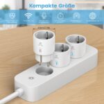 Eightree WLAN Steckdose 4er Pack mit Strommessung – Smart Home für Alexa & Google Home – Bild 2