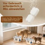 ATMZIQXR Katzenbrunnen Filter 16er Set – Kohle- & Schaumfilter für 4 Monate – Bild 3
