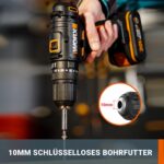WORX WX100 Akku-Bohrschrauber 20V mit 2Ah Akku – 30Nm Drehmoment für Heimwerker – Bild 4