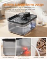 Feandrea Katzenbrunnen 4,5L – Intelligenter Trinkbrunnen mit Vierstufigem Filtersystem – Bild 5