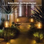PUAIDA 4er-Set Solarleuchten für Außen – 18 Lumen, IP65 Wasserdicht, 14+ Stunden Laufzeit – Bild 6