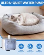 Ersatzpumpe für TOMXCUTE Katzen-Trinkbrunnen – 5V Super Leise Wasserpumpe – Bild 3