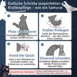 HIBINO Krallenschere Katzen – Samurai-Qualität mit Präzisionsklinge & rutschfestem Griff – Bild 5