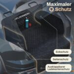 HELDENWERK® Kofferraumschutz Hund mit Seiten- & Ladekantenschutz – Wasserdicht & Rutschfest – Bild 6