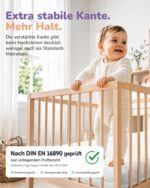 Sun Garden Babymatratze 70x140 cm – Sichere Kindermatratze mit Trittkante & Oeko Tex – Bild 5