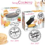 ScrapCooking Crêpes Maker Ø28 cm – Elektrische Crêpe-Maschine mit Antihaftplatte & Zubehör – Bild 9